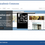 Yale Academic Commons - front page