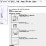 yNote: Yale Architectural Archives Lab