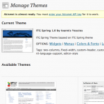 Theme Visibility Manager: Normal View