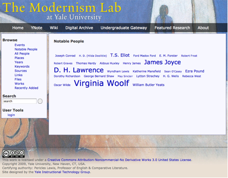 yNote: Modernism Lab