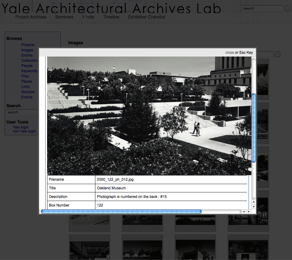 yNote: Yale Architectural Archives Lab